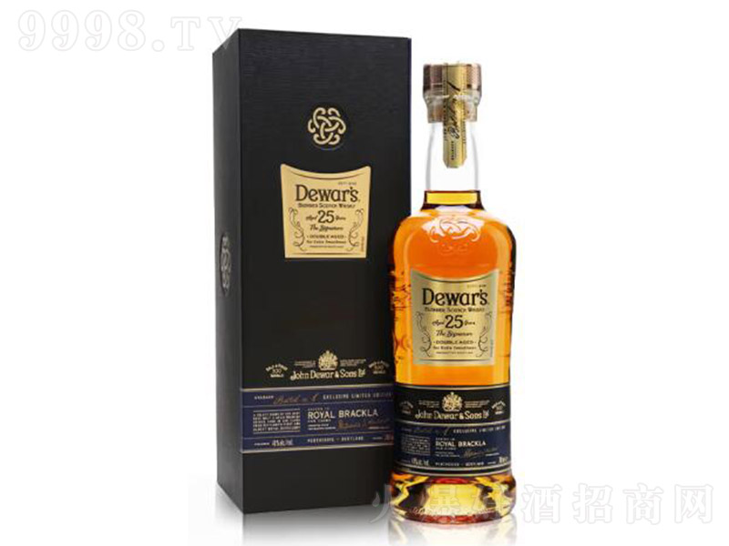 帝王25年调和型威士忌典藏限量版750ml