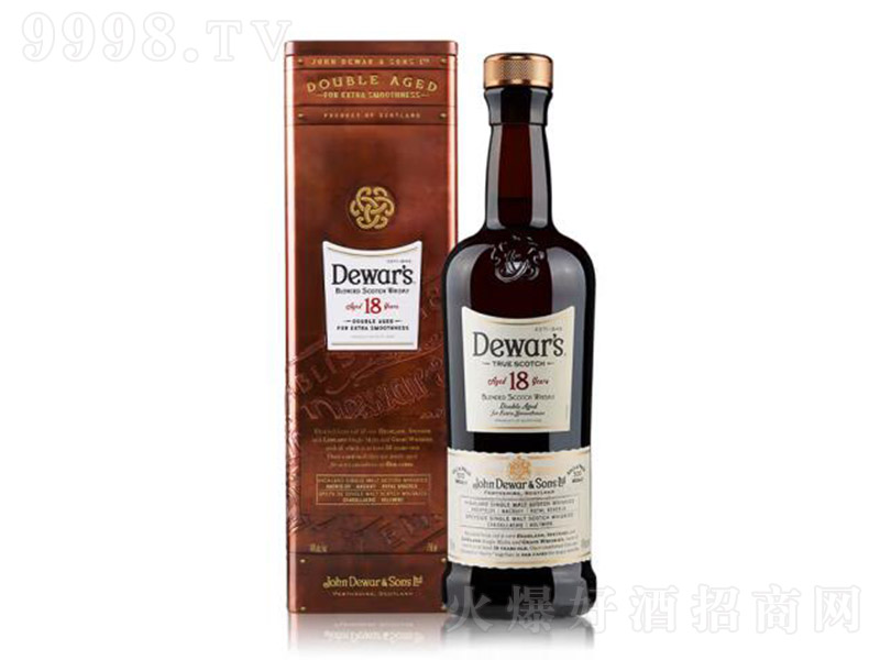 帝王18年调和型威士忌·铁盒750ml